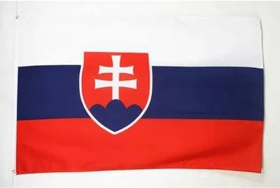 Produktbild von Flagge Slowakei 90 x 60 cm Polyester mit Metallösen - Lichtgewicht