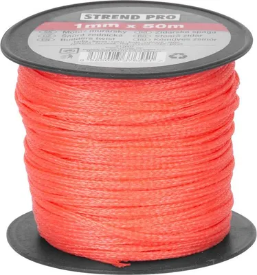 Obrázek produktu pro Provázek Strend Pro, červený, 2 mm, L-50 m, zednický