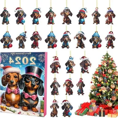 Produktbild von Weihnachtspuppe für Katzenliebhaber - Adventskalender 2024 - 24 Tage zählen für Katzenfreunde