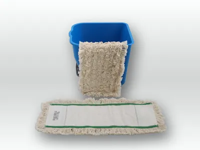 Produktbild von Axis Line Baumwoll Wischmop 50cm Multi Mop 100% Baumwolle Echtholzbodenmop Parkett (geölt)