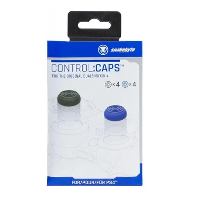 Immagine prodotto di snakebyte PS4 Control:Caps (4x nero 4x blu)