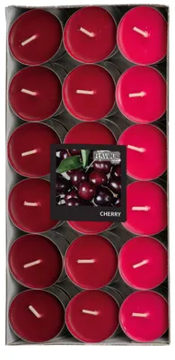 Produktbild von Conpax Teelichter - Mega-Pack - 36x - Kirsche - 4,5 Brennstunden