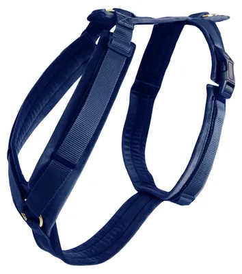 Produktbild von Hundegeschirr aus atmungsaktivem Material in Blau
