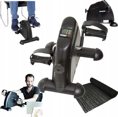 Obrázek produktu pro Mechanické rehabilitační mini kolo s displejem a podložkou pro ruce a nohy