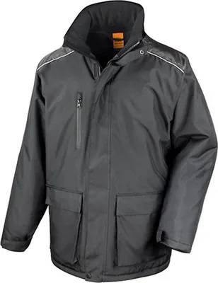Produktbild von Result WORK-GUARD R305X | Work-Guard Vostex Long Coat Wind- und wasserdicht - Farbe: Black - Größe: 2XL