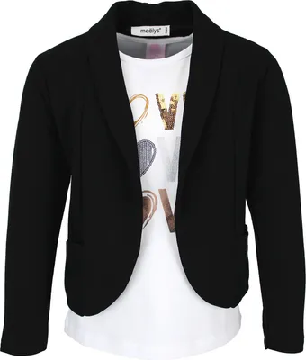Produktbild von Babes & Binkies Blazer Dunkles Schwarz - Farbe: Schwarz - Blazer - Kinder - Größe: 98/104