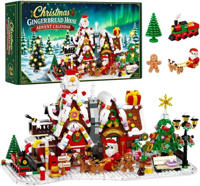 Produktbild von Weihnachts-Adventskalender 2026: Lebkuchenhaus-Baukasten