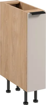 Produktbild von Apothekerschrank 20 x 87 x 52 cm Küchenschrank ohne Arbeitsplatte, Sorento D20C Beige/Sonoma Eiche