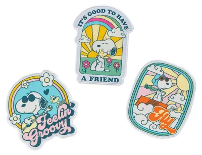 Immagine prodotto di Erik Editores Snoopy Set di 3 toppe multicolore Taglia unica