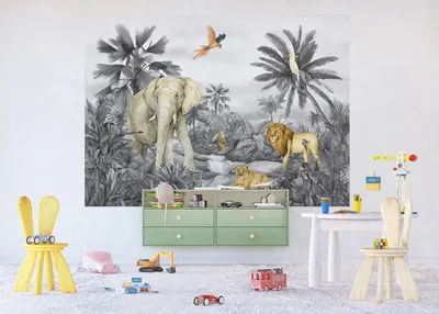 Produktbild von AG Design Fototapete Dschungel, 252 x 182 cm