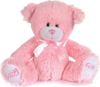 Produktbild von Kuscheltier Plüschtier Teddybär - It´s a girl - rosa - 20 cm