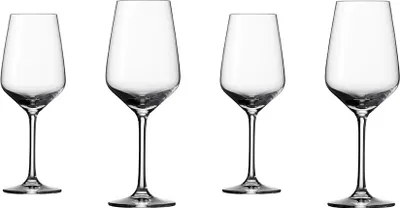 Produktbild von vivo - Villeroy & Boch Group – Voice Basic Glas Weißweinglas Set 4tlg. 79 mm, 125 ml – Kristallglas – Art.-Nr. 1953008120 – EAN 4003686263338 – Vorteilset 2 Stück – inkl. 4 Edelstahl-Trinkhalme