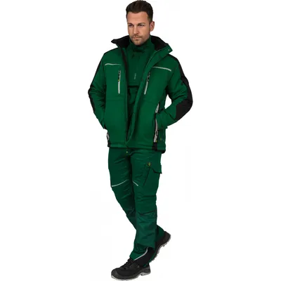 Produktbild von Leibwächter Winter-Softshelljacke Flex-Line FLEXI Gr. L grün/schwarz