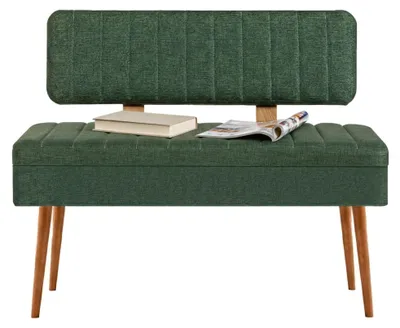 Produktbild von Barthelemy - Bank, 105x40x85h cm Eiche Braun, Belastbar bis 150 kg