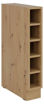Produktbild von Unterschrank Regal 15 cm Eiche Artisan Küchenzeile Küchenblock Küche