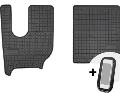Image de Tapis de sol en caoutchouc pour voiture Tapis de sol pour voiture Set de 2 pièces - convient à Renault T à partir de 2013