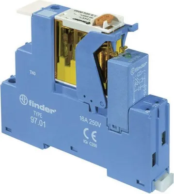 Produktbild von Finder Koppelrelais 4C.01.9.024.0050 1W 16A 24VDC