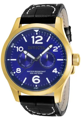 Zdjęcie produktu dla Invicta Specialty 12173 Zegarek Męski - Mechanizm Kwarcowy - Stal Nierdzewna z Niebieską Tarcza - 48 mm