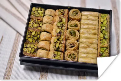 Produktbild von MuchoWow® Poster Baklava aus dem Libanon 30x20 cm - Plakate - Print