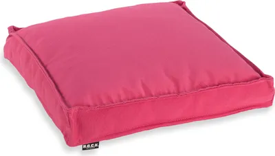 Produktbild von H.O.C.K. Classic Uni Outdoor Sitzkissen - 40x40x5cm Stuhlkissen für Draußen - Wetterfestes Polster Pink