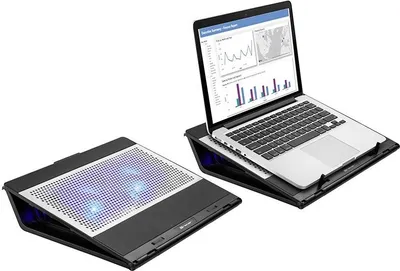 Zdjęcie produktu dla Podkładka chłodząca do laptopa Tracer TRASTA46890 Officer 360 x 289 x 62 mm (17 cali), 1100 obr.