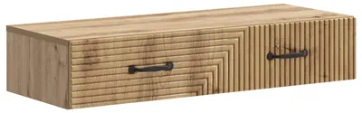 Image de Table d'appoint murale Chêne artisanal 87,5 x 34,5 x 17 cm