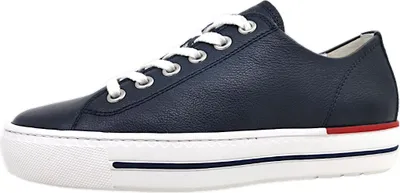 Image de Chaussures de sport pour femmes Paul Green, lacets, couleur bleue, style décontracté