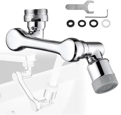 Produktbild von Wasserhahn mit 1080° Schwenkbereich – Küchenarmatur – Badezimmerarmatur