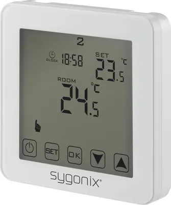 Produktbild von Sygonix SY-4961570 Touch 2 Raumthermostat Unterputz Wochenprogramm 1 St.