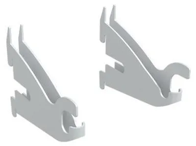 Produktbild von INTEGRI Weiss Haken Wäschetrockner 2 Stk 110x88mm Garderobensystem Montage Stahl