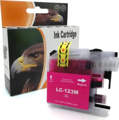 Produktbild von D&C Tintenpatrone ersetzt Brother L-123   MAGENTA xl