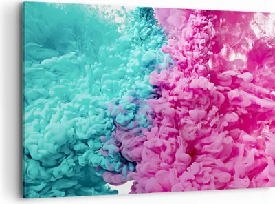 Produktbild von Bild auf Leinwand - Leinwandbild - Abstraktion modern - 100x70cm - Wand Bild - Wanddeko - Leinwanddruck - Bilder - Kunstdruck - Wanddekoration - Leinwand bilder - Wandkunst - AA100x70-3908