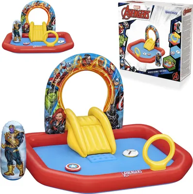 Produktbild von Bestway® Marvel's® Wasserspielcenter Avengers Assemble™ 211 x 198 x 125 cm