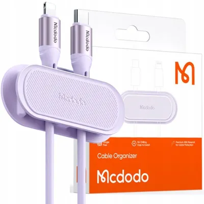 Produktbild von Organizer Für Kabel, Drähte, Für Schreibtisch, Halter, Für Kleber, Rosa, Mcdodo