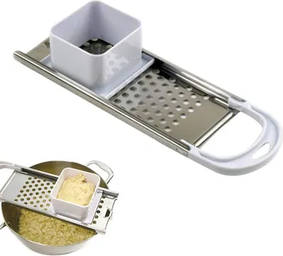 Produktbild von Spätzlehobel Spätzle Reibe Spätzlepresse Spätzlesieb - aus rostfreiem Edelstahl mit Spätzleschaber - spülmaschinenfest