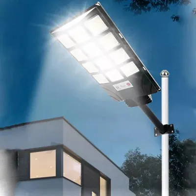 Immagine prodotto di Lampione solare - Lampada esterna a LED - Sensore di luminosità - Grado di protezione IP65 - Batteria inclusa - Impermeabile - ABS