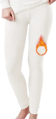 Produktbild von OCERA Thermo Unterhose für Damen, Warme Thermounterwäsche aus Baumwolle für den Winter - creme - XL
