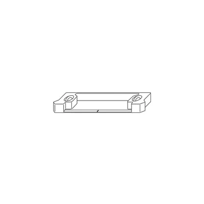 Produktbild von Maco Hebeteil Eurofalz 18 mm Schrägverschraubung Silber