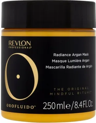 Produktbild von Orofluido Radiance Argan Mask pflegende Haarmaske für Feinheit und Glanz des Haars 250 ml