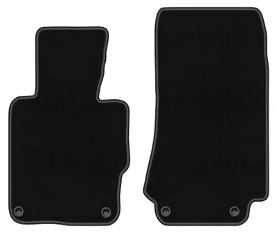 Produktbild von Velours-Fußmatten für BMW Z3 E36/8 1997-2002 (Coupé) – 4-tlg, Schwarz, passgenau – Wielganizator BASIC