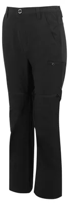 Obrázok produktu pre Regatta Zip Off Pant / Softshellové nohavice pre deti, farba: čierna, detské veľkosti: 164