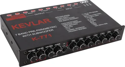 Obrázok produktu pre Grafický ekvalizér pre autorádio Univerzálny dolnopásmový 7-pásmový ekvalizér s nastaviteľným zosilnením Vysokoúrovňový vstupný ekvalizér pre stereo systém