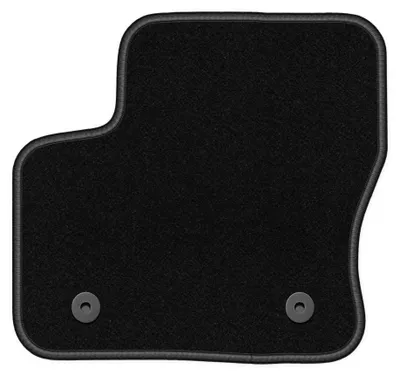 Produktbild von Fahrermatte Velours für Ford Transit Connect 2013-2017 (Transporter) – 1-tlg, Schwarz, passgenau – Wielganizator BASIC