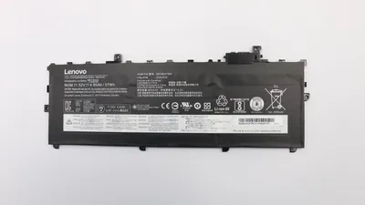 Obrázek produktu pro Lenovo - Baterie pro notebooky - Lithium-Ion - 3 články - 4950 mAh - 57 Wh - černá - FRU - pro ThinkPad X1 Carbon (5. generace) 20HQ, 20HR (01AV430)
