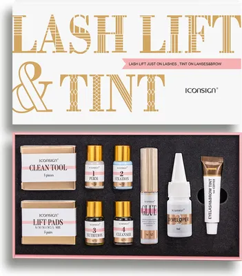 Produktbild von Wimpernlifting Set Wimpernlaminierung Lash Lift Kit mit Augenbrauenfarbe 33 Tlg, Farbton: Kaffee (Coffee)