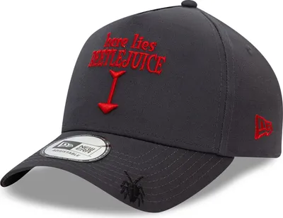 Zdjęcie produktu dla Czapka z daszkiem New Era A-Frame Snapback Cap - TUTAJ Beetlejuice charcoal