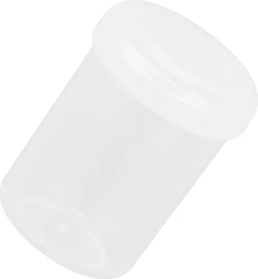 Produktbild von Aufbewahrungsflasche aus Kunststoff, transparent, kleine Polypropylen-Reisebehälter für die Aufbewahrung von Strass-Kosmetik
