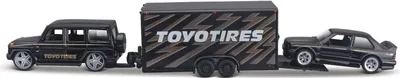 Immagine prodotto di Maisto - Design Team Haulers, Mercedes Benz Classe G + BMW Serie 3 M3 del 1988, 1:64