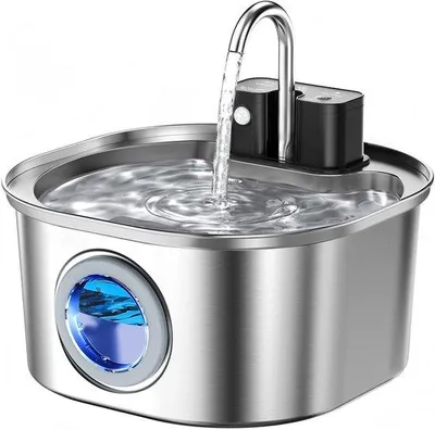 Obrázek produktu pro Elektrický kohoutek pro kočky se sprškou – bezdrátový, 3,2 l, 3 nastavení, filtr se 4 kapkami