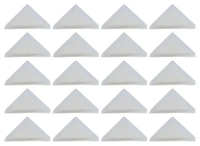 20 Kunststoff-Eckenschützer 35x35x10 mm, weiß